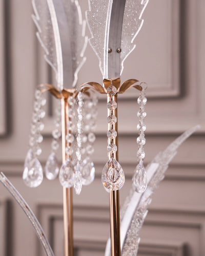 Crystal Plume Floor Lamp