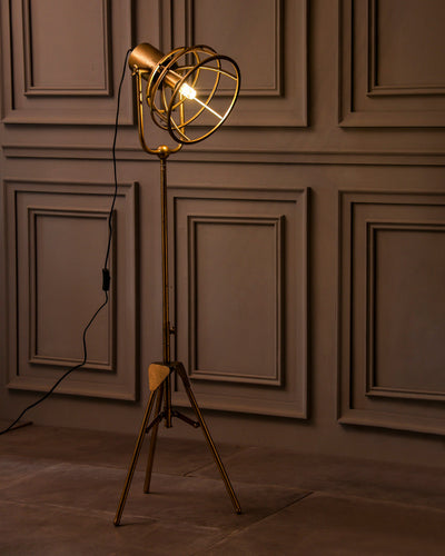Retro Luxe Tripod Floor Lamp