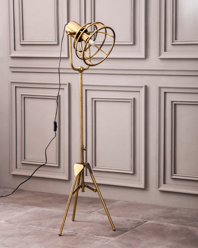 Retro Luxe Tripod Floor Lamp