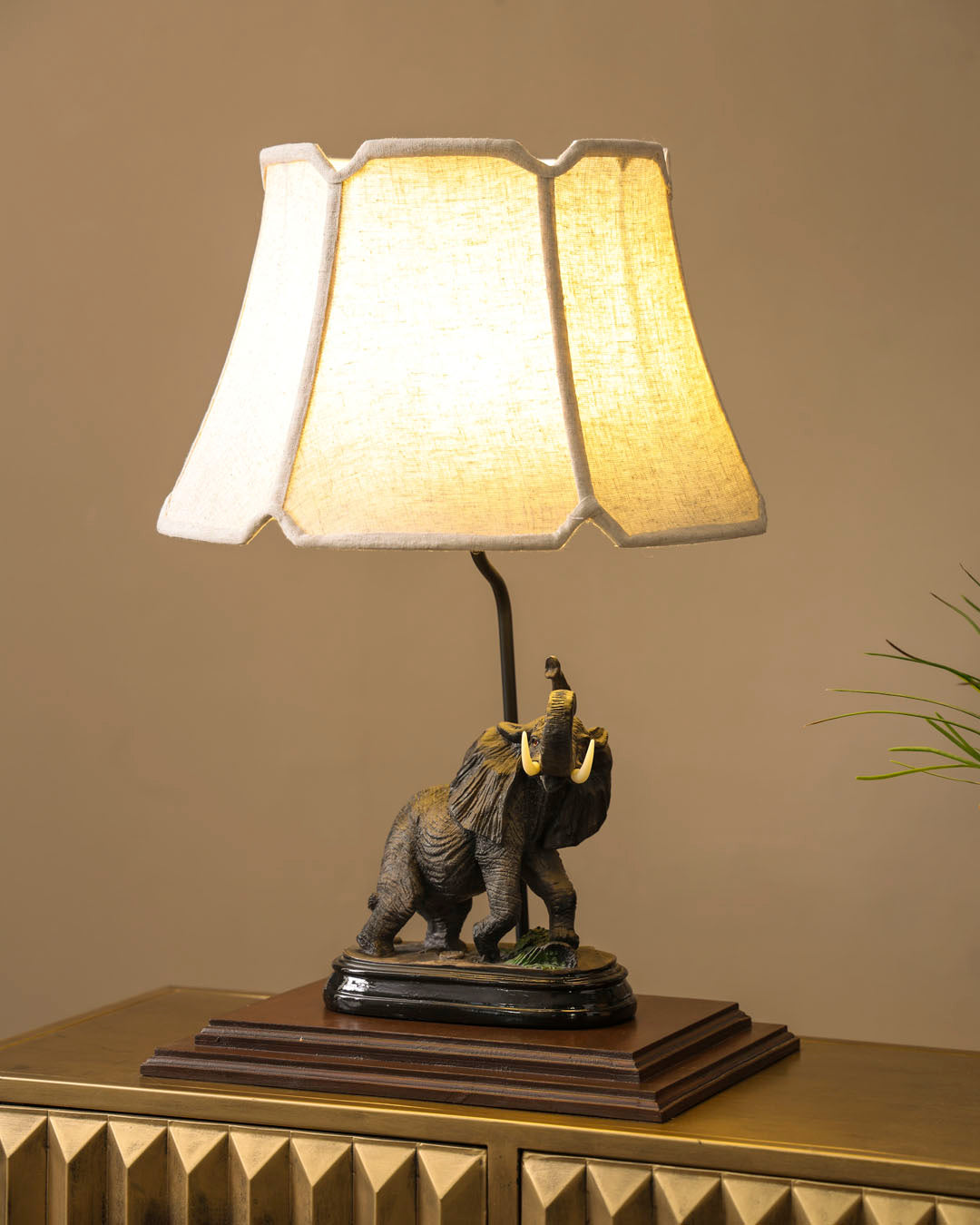 Majestic Elephant Table Lamp