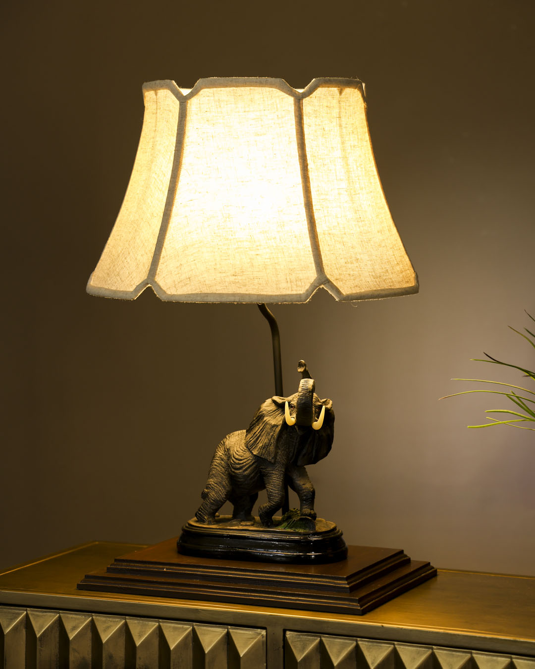 Majestic Elephant Table Lamp