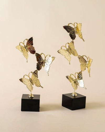 Golden Butterfly Decoative Accent - Large