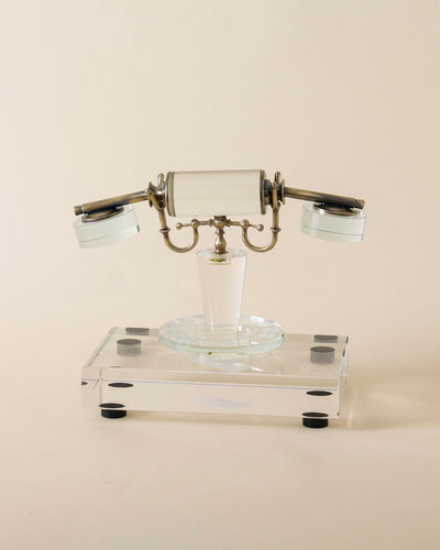 Crystal Antique Telephone Decorative Accent