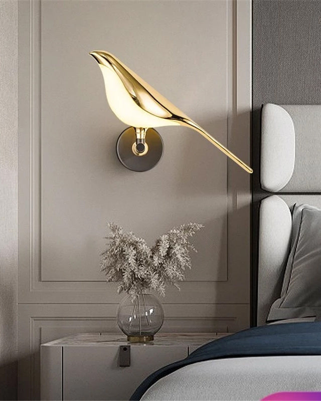 Aves Sitting Bird Wall Sconces