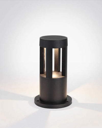 Round Column LED Garden Bollard Light - Small