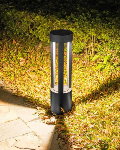 Round Column LED Garden Bollard Light - Big