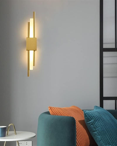 Modern Linear Wall Light - Golden