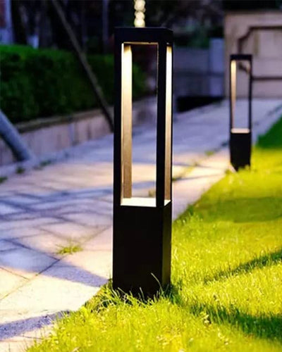 Modern Square Frame LED Outdoor Light - Big