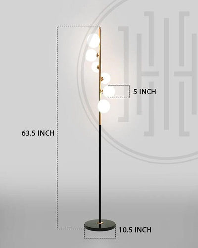 Vertical Globe Cluster Floor Lamp