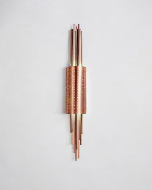 Modern Gleaming Wall Sconce - Rose Gold
