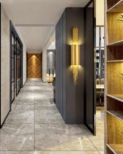 Modern Whispering Wall Sconce - Gold