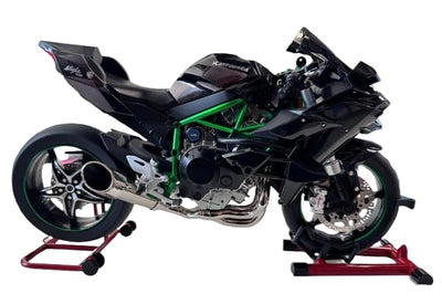 Metal Kawasaki H2R Model with Smoke and Light XLG 1:6 Scale, Black