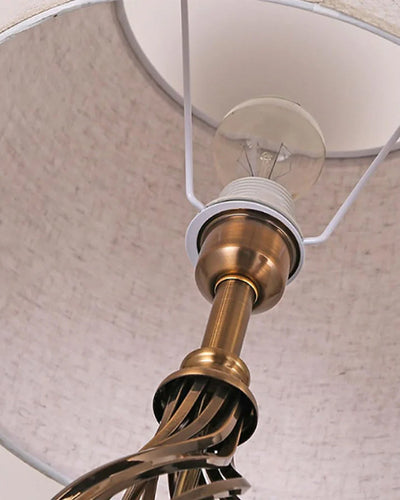 Elegant Gold Lattice Floor Lamp
