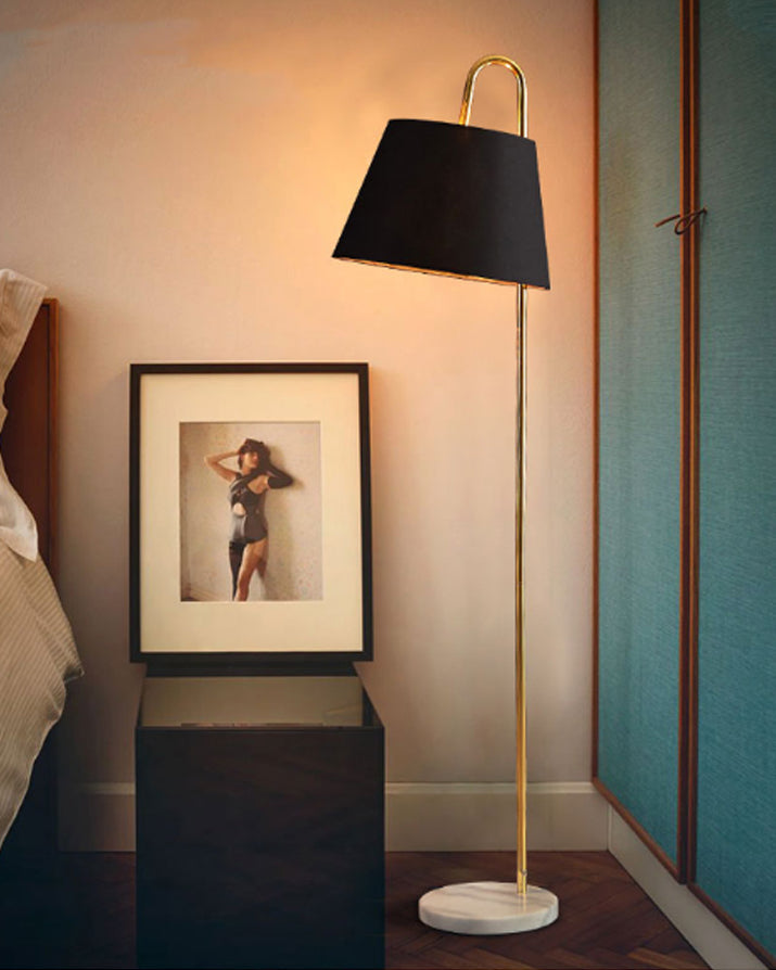 Modern Loop-Top Floor Lamp