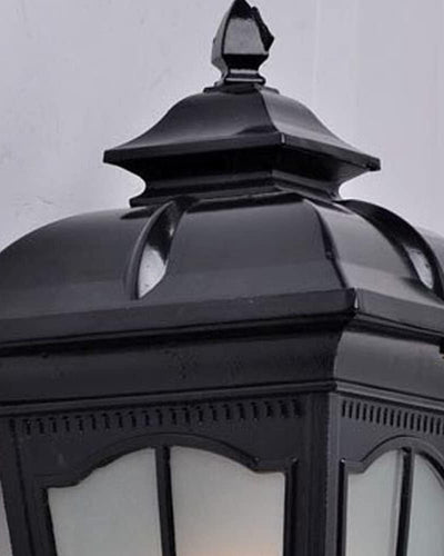 Black Classic Outdoor Wall Light