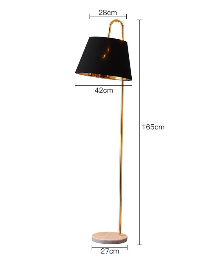 Modern Loop-Top Floor Lamp