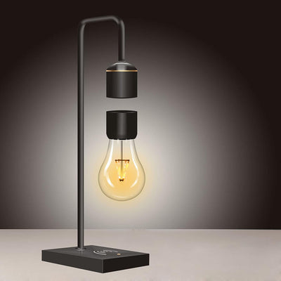 Modern Levitating Lamp with Floating Light and Built-in Qi Wireless Charger