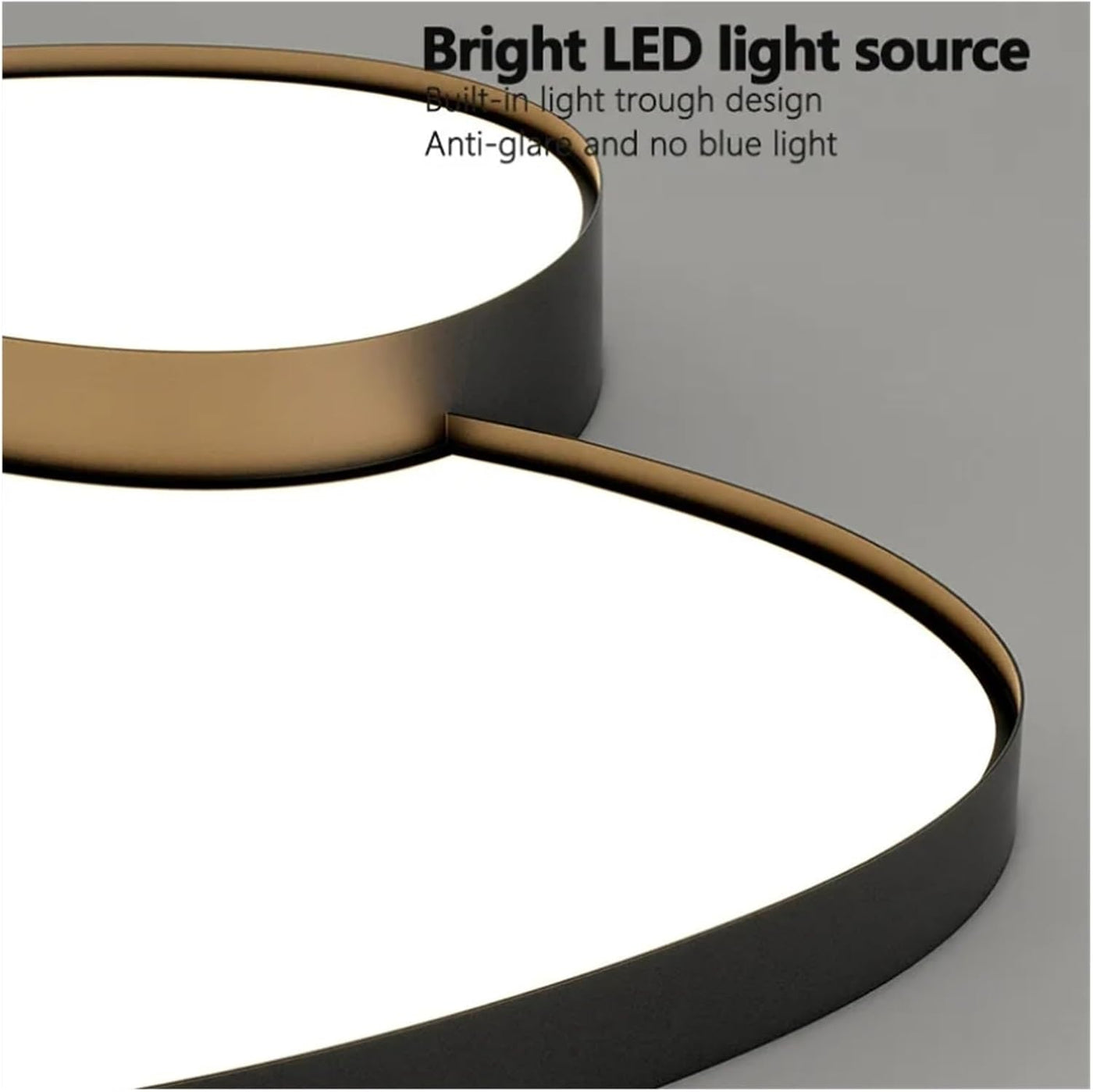 Fashion Led Ceiling Lamps Dimmable Black White Compatible with Living Room Bedroom Bathroom Home Decor Indoor Lighting Luster Fixture,Led Ceiling Pendant Lamp