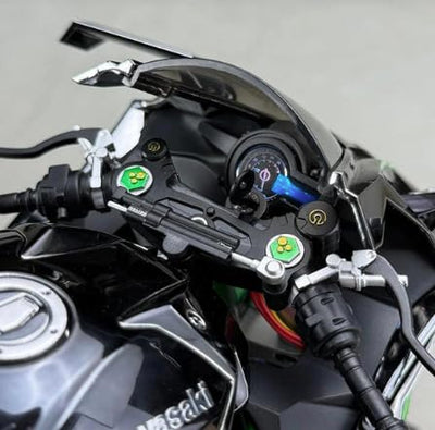 Metal Kawasaki H2R Model with Smoke and Light XLG 1:6 Scale, Black