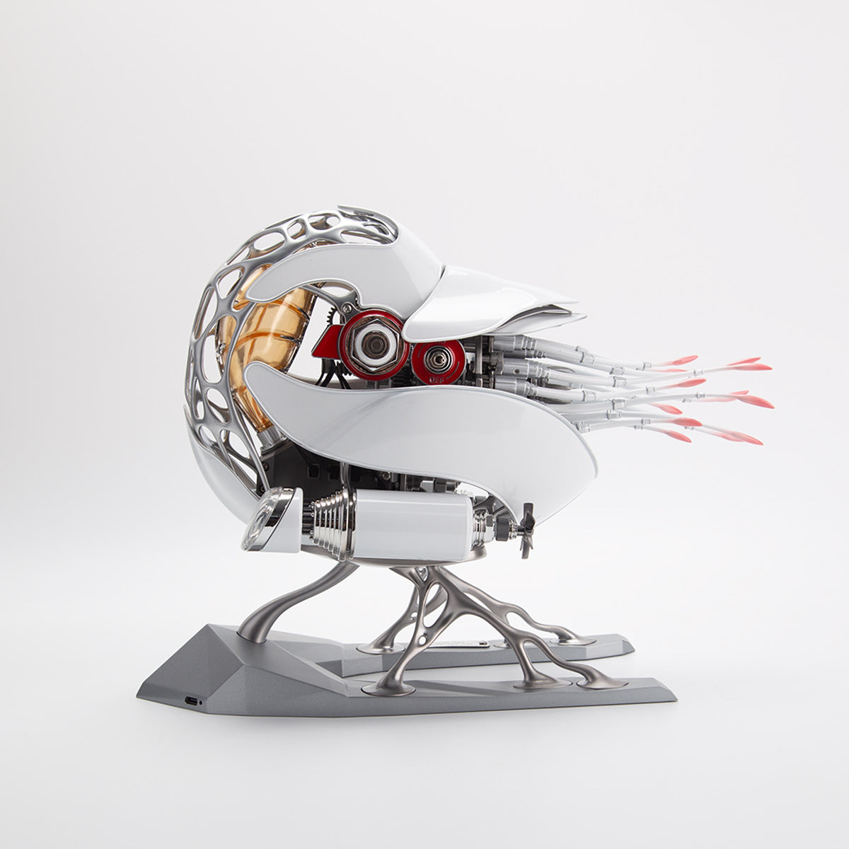 Mechanical Nautilus 3D Metal Model Building Kits with LED Light