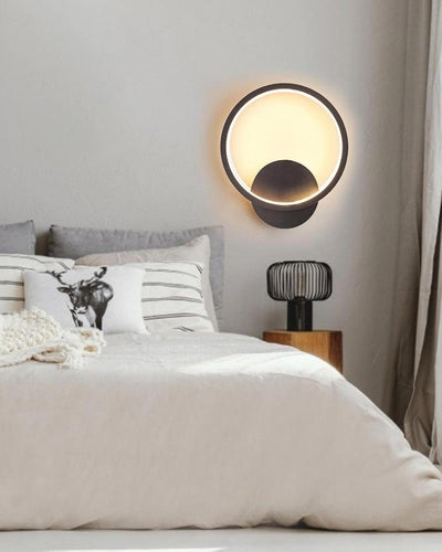 Luminaire Round LED Wall Light - Black
