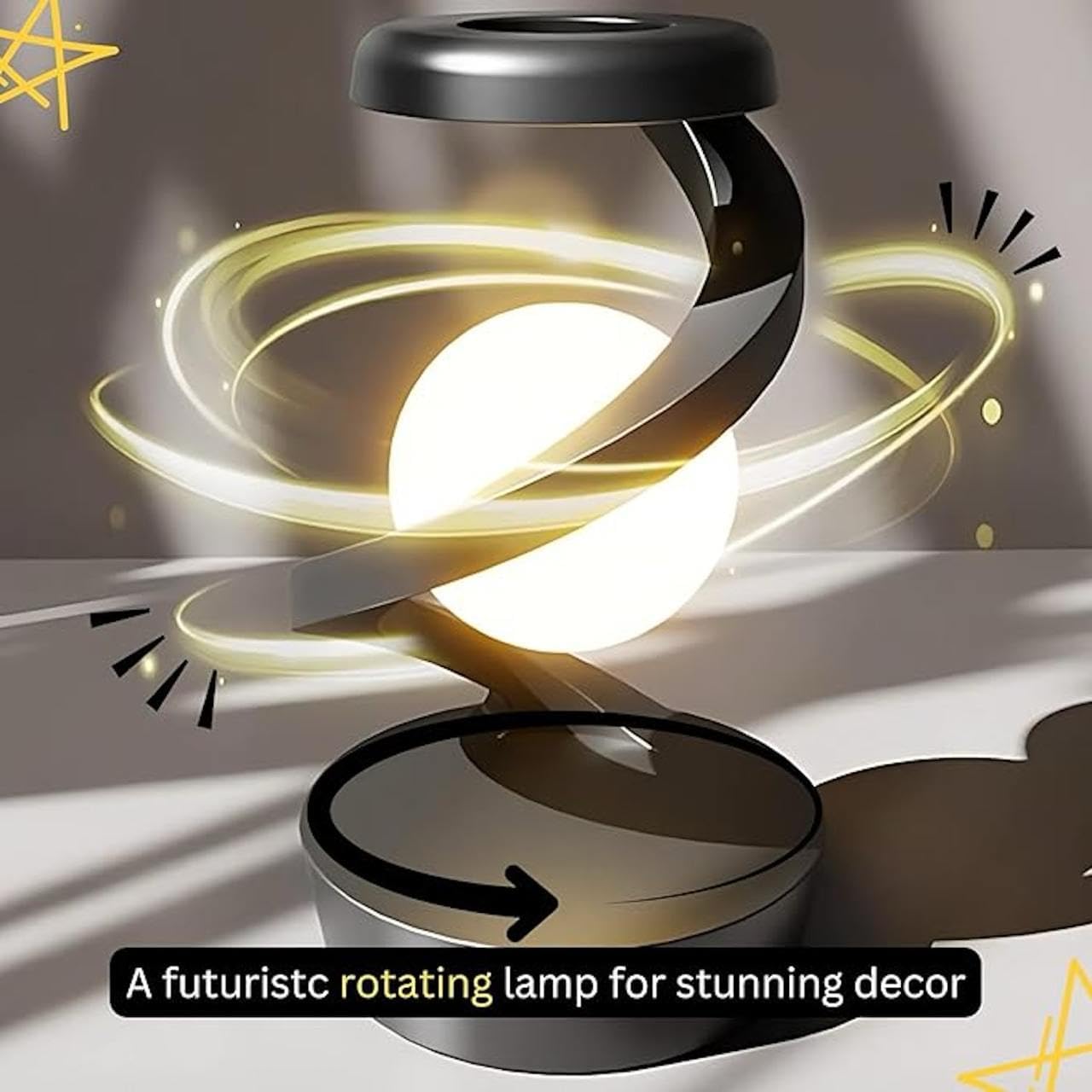 IQS Enterprise Spiral Rotating Desk Lamp