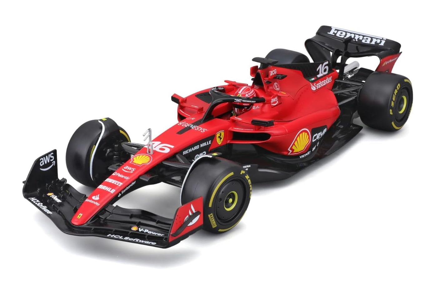 Ferrari F1 Technic Series Wall Frame with Ferrari F1 SF-24 Complete Set