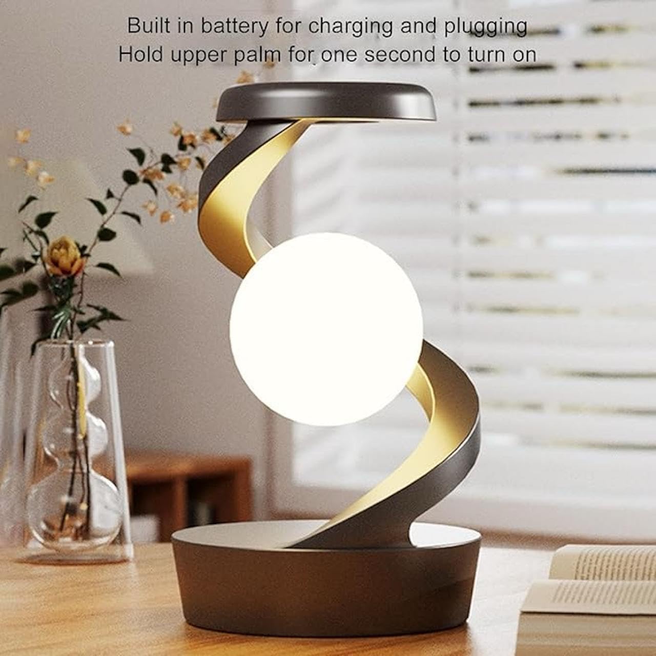 IQS Enterprise Spiral Rotating Desk Lamp