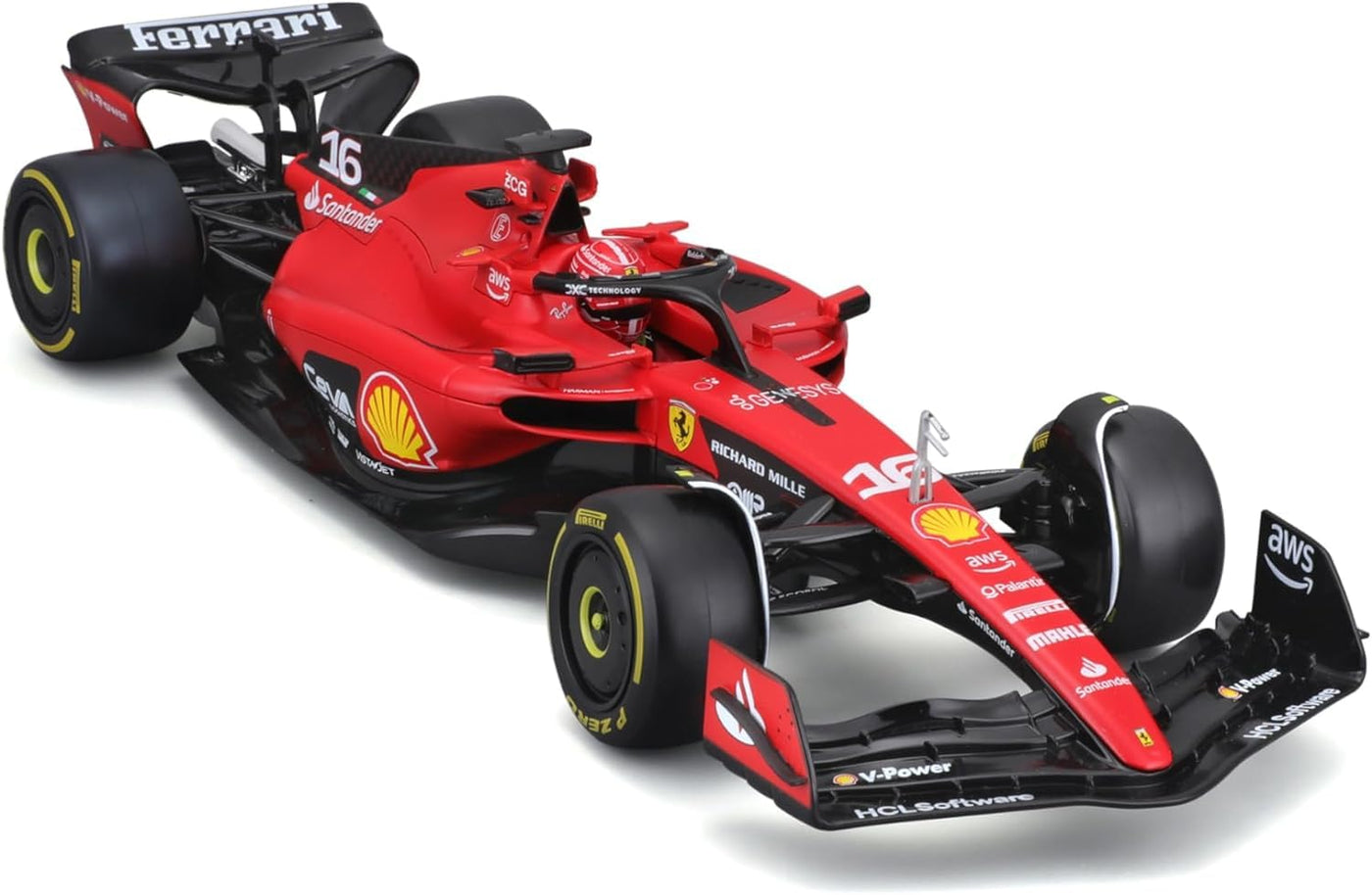 Ferrari F1 Technic Series Wall Frame with Ferrari F1 SF-24 Complete Set