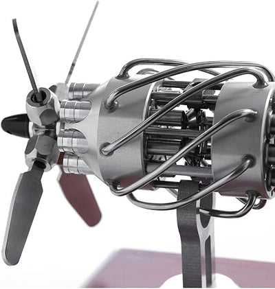 Hot-air Stirling Engine Model, 16 Cylinders Swash Plate Stirling Engine Kit Model, Metal Engine, Science Experiment Physical Toy