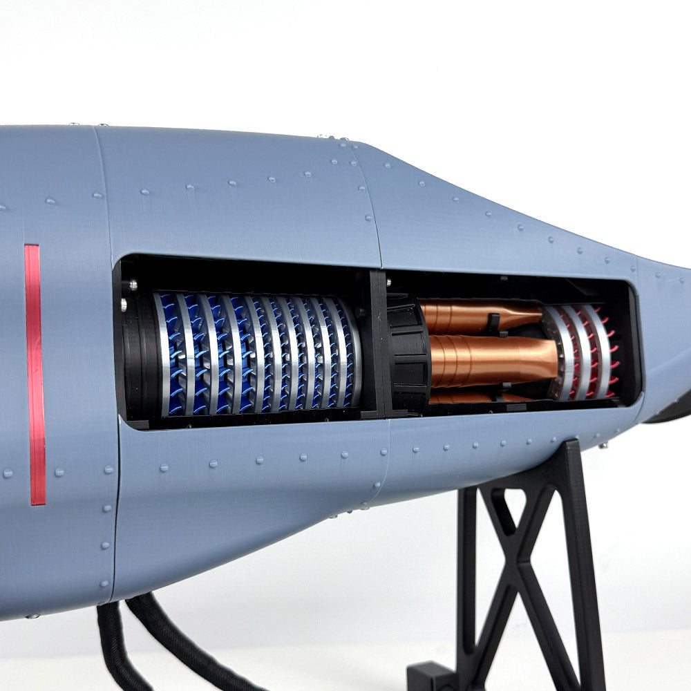 T56-A-15 turboprop engine from C-130 Hercules transport aircraft