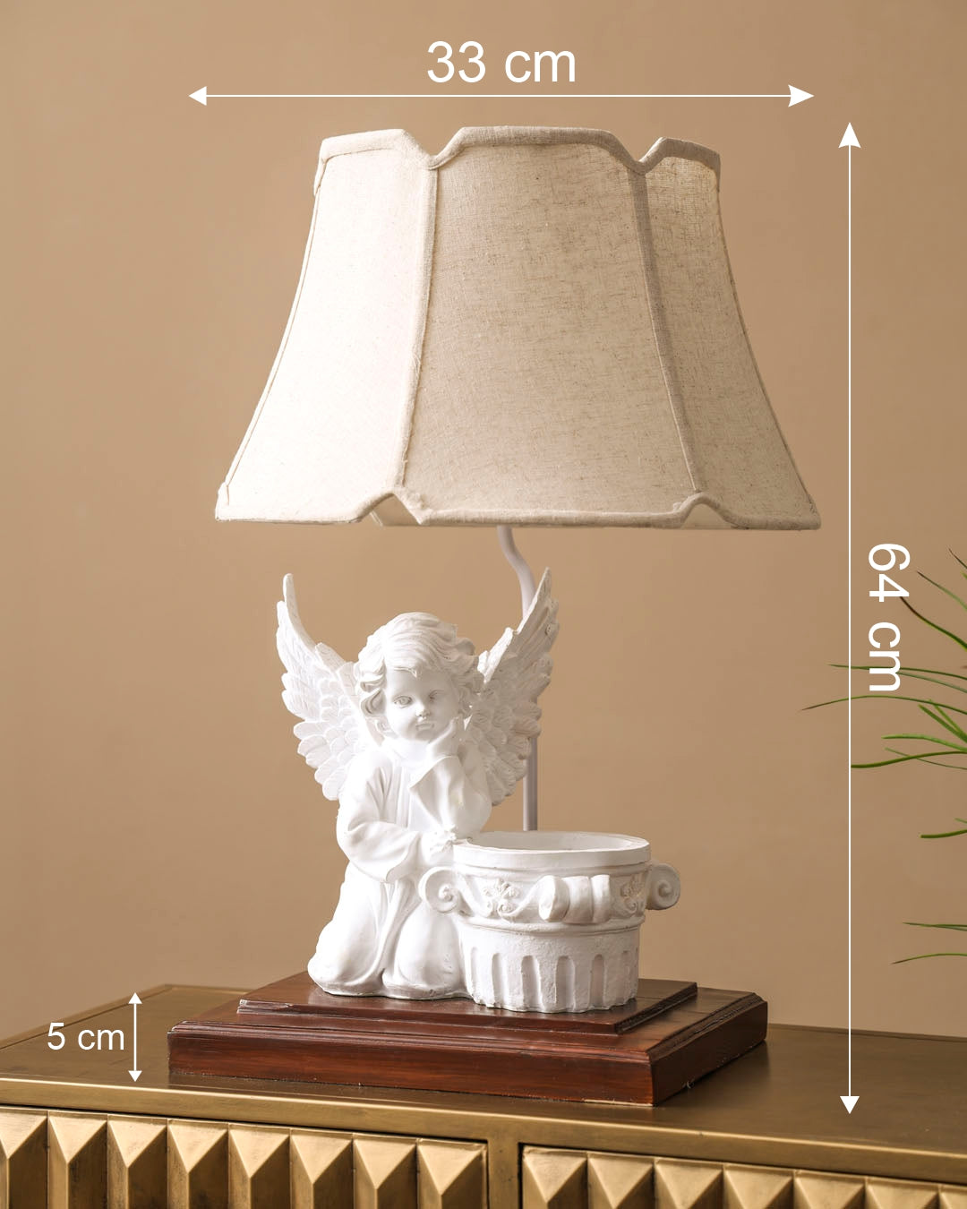 Adorable Angel Cherub Table Lamp