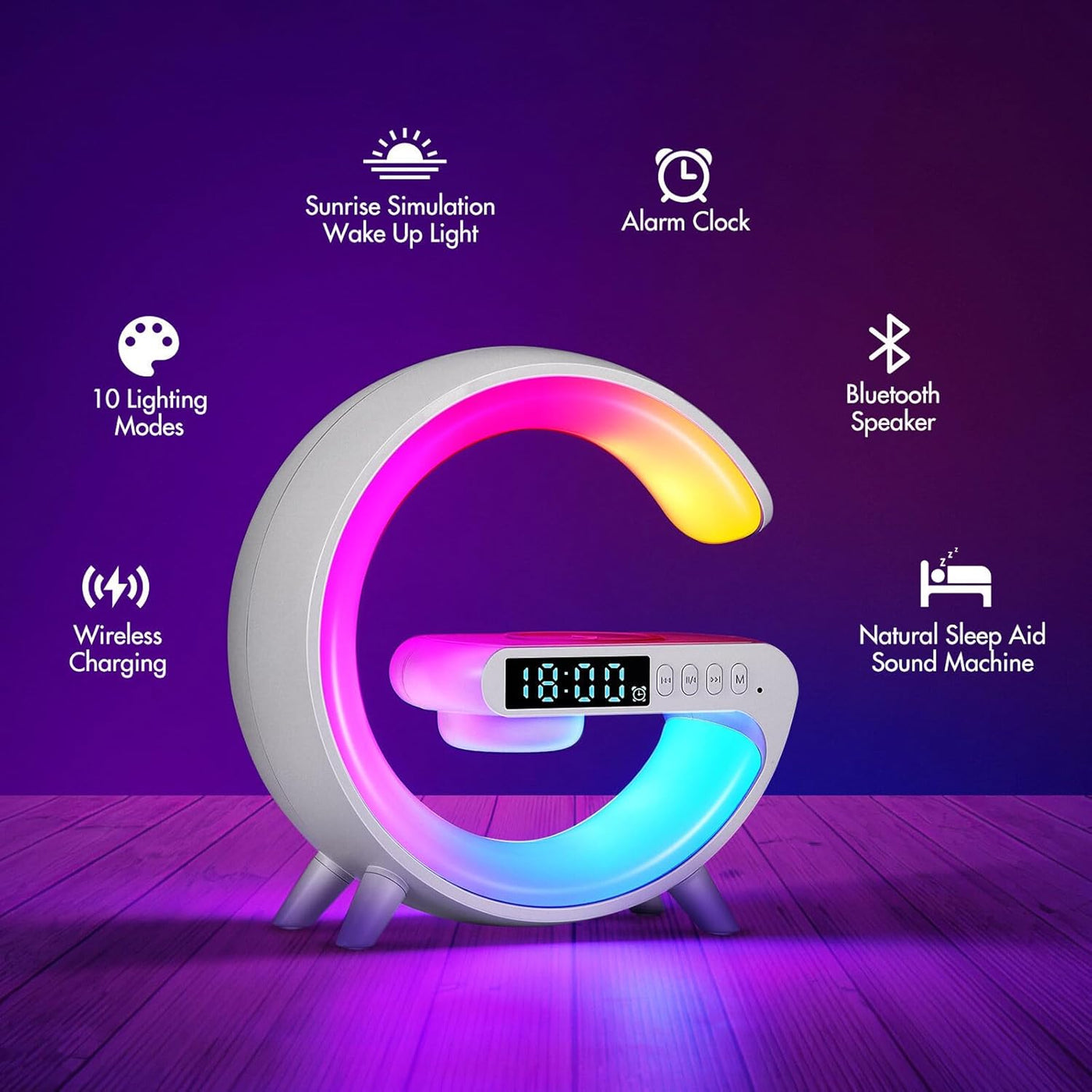 Atmosphere Lamp, LED Table Lamp, Bluetooth Speaker