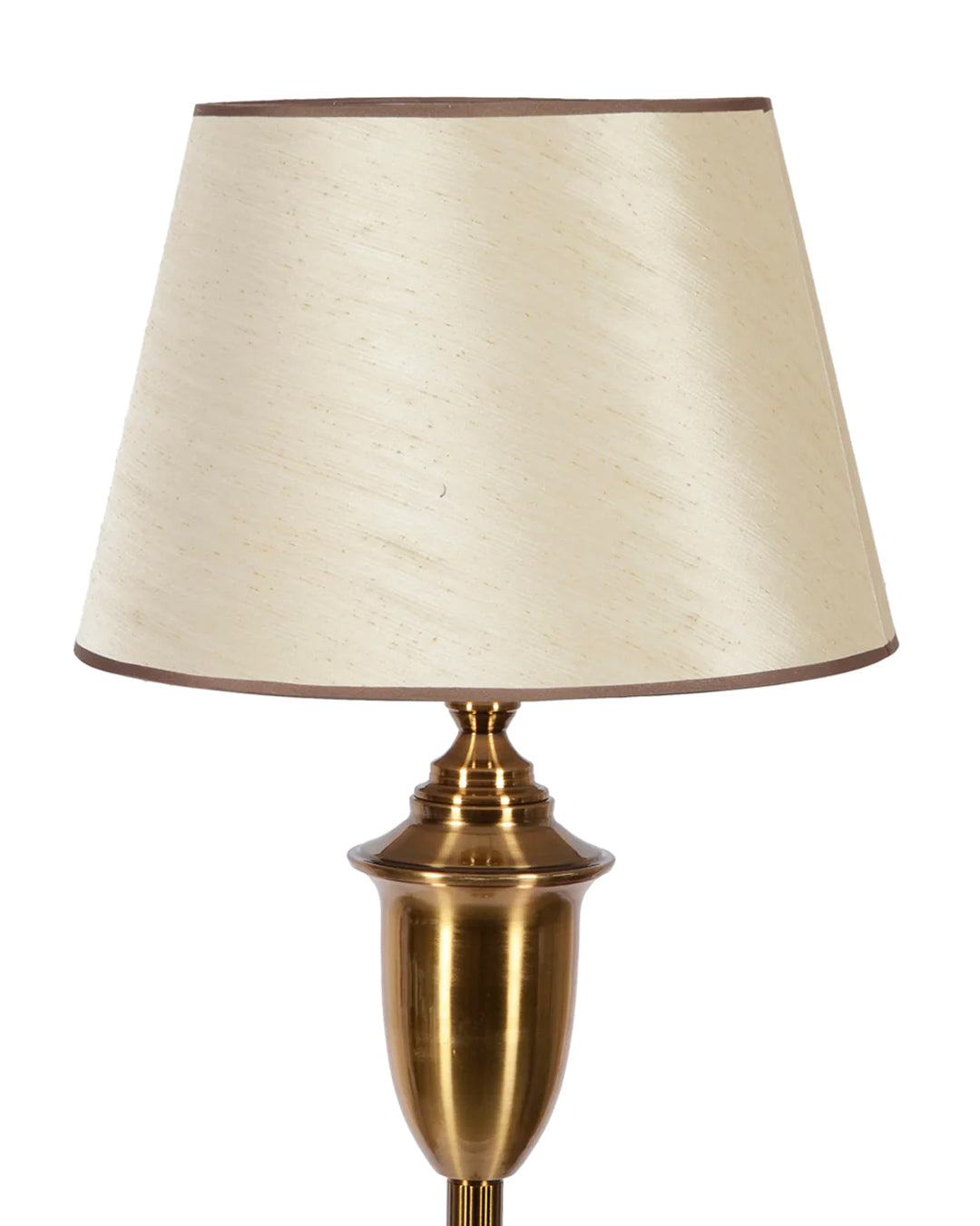 Mid-Century Gold Metal Floor Lamp