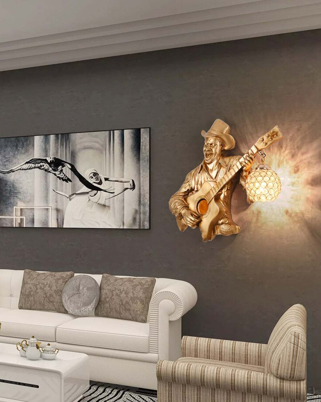 Guitarist Wall Sconce
