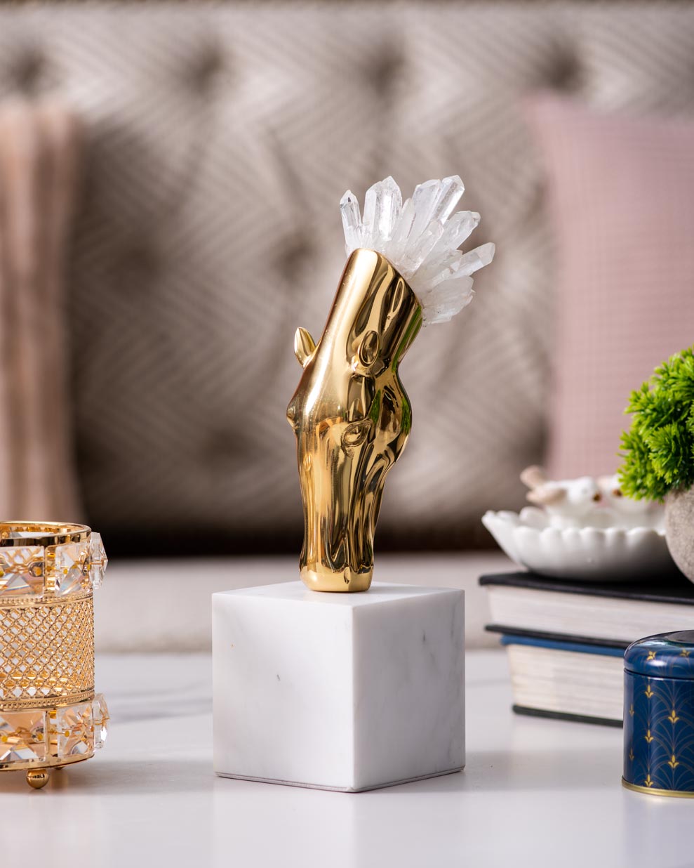 Equus Brass Horse Figurine