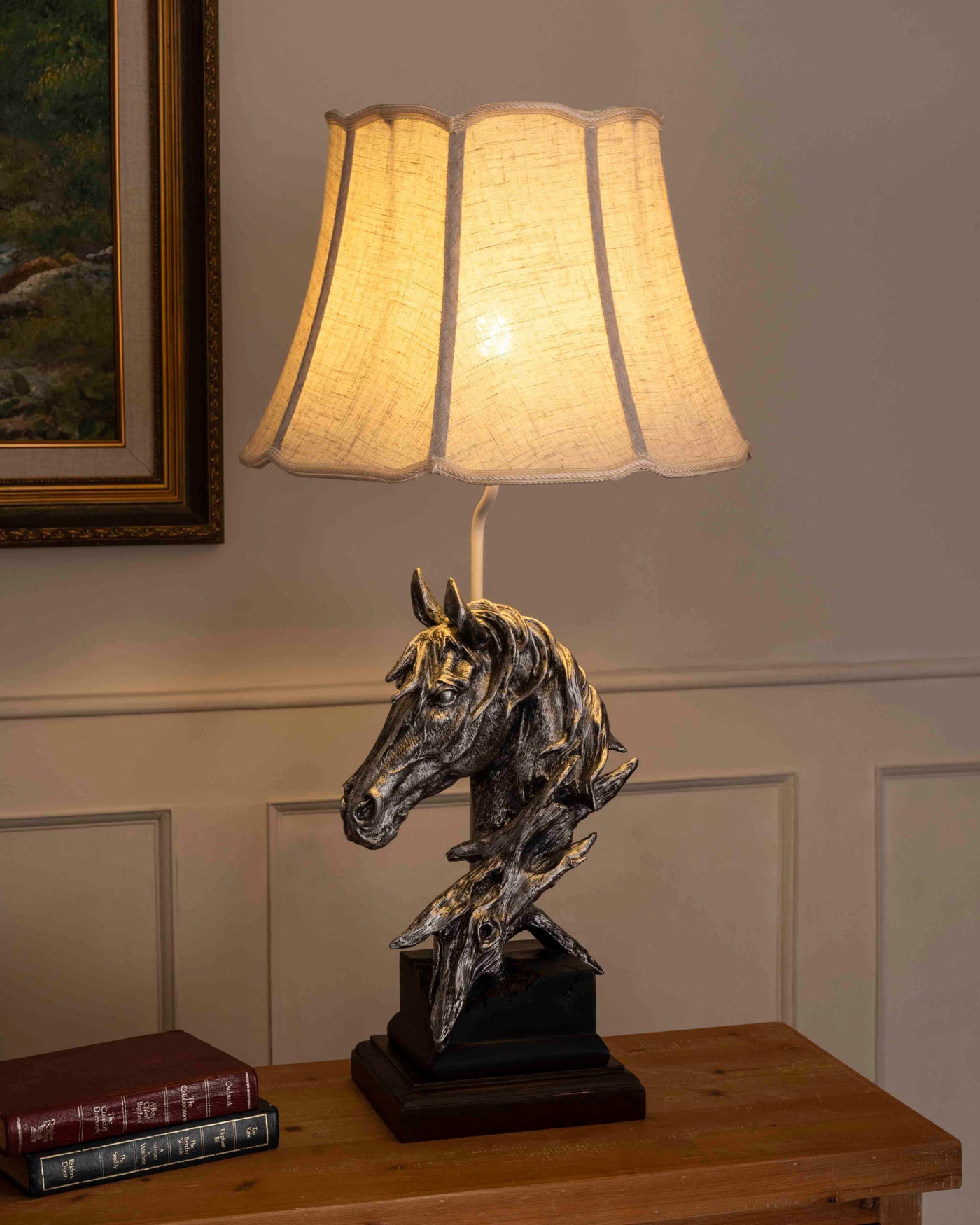 Majestic Stallion Horse Table Lamp