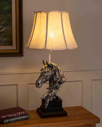 Majestic Stallion Horse Table Lamp