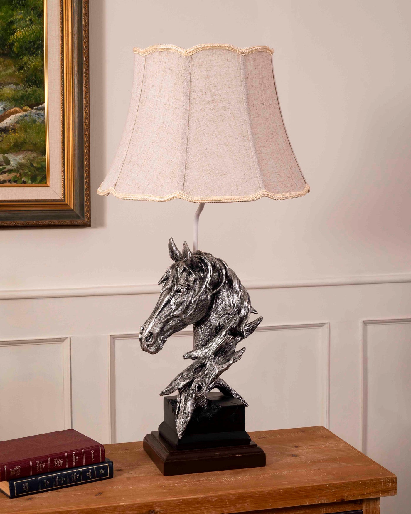 Majestic Stallion Horse Table Lamp