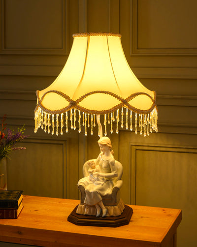Mother’s Embrace - Fine Porcelain Table Lamp ji