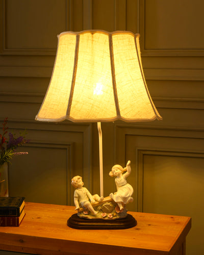 Play Seesaw - Fine Porcelain Table Lamp
