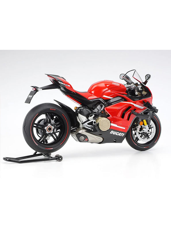 Ducati Panigale V4 1:12 Scale Diecast Model Bike in Red - Premium Acrylic Display Box Included