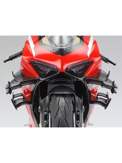 Ducati Panigale V4 1:12 Scale Diecast Model Bike in Red - Premium Acrylic Display Box Included