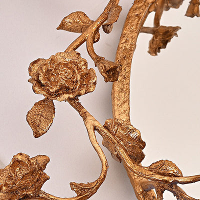 Flora Wall Mirror - 100% Made From Brass