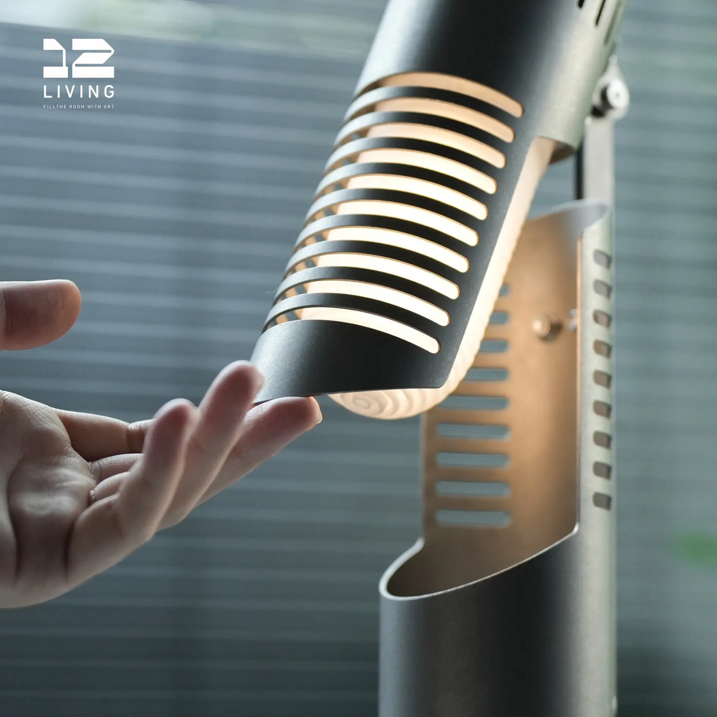 Adjustable Industrial Pelican Lamp – 3D Printed Shade, Vintage Style Table Light