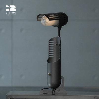 Adjustable Industrial Pelican Lamp – 3D Printed Shade, Vintage Style Table Light