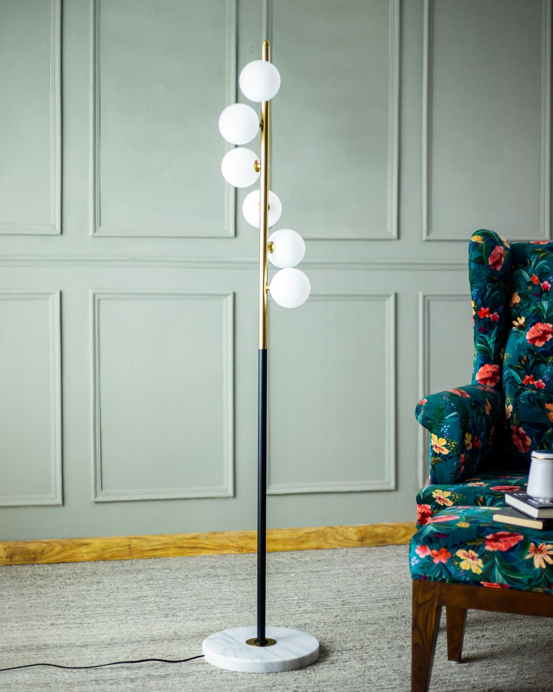 Loft Style Bubble Bar Floor Lamp