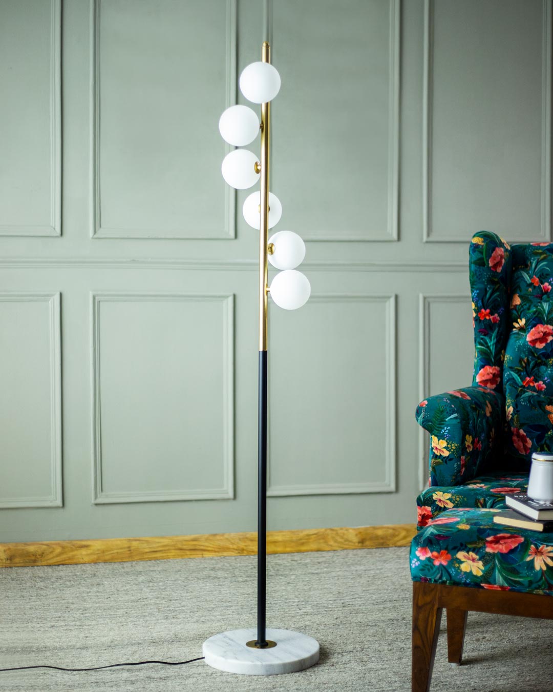 Loft Style Bubble Bar Floor Lamp