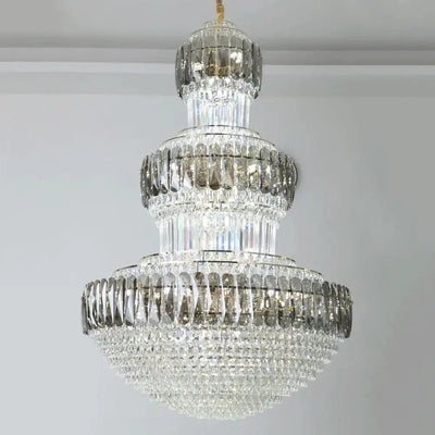 Luxury Modern Chandelier Lighting traditional Duplex Crystal Pendant