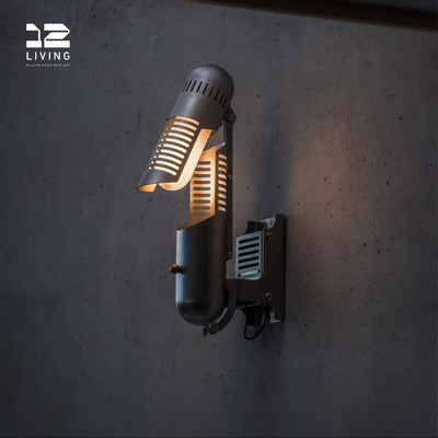 Adjustable Industrial Pelican Lamp – 3D Printed Shade, Vintage Style Table Light